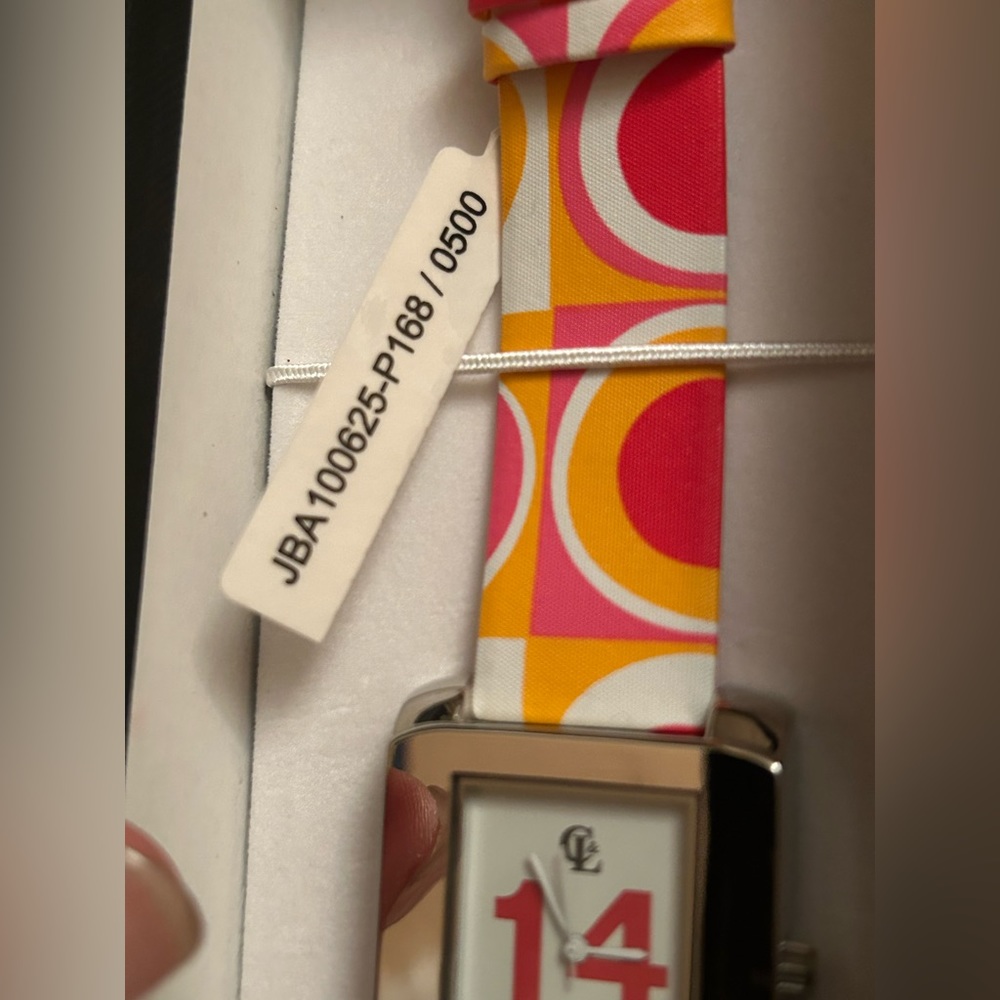 NWT/NIB Chete & Laroche Multicolor Watch With Serial # - Picture 6 of 10